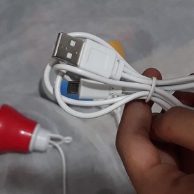 تصویر لامپ چراغ مسافرتی ال ای دی مخصوص موبایل وپاوربانک لامپ مسافرتی usb 