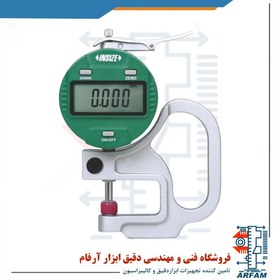 تصویر ضخامت سنج ورق دیجیتال اینسایز 10-0 میلی متر مدل 101-2871 Insize Digital Thickness Gauge 2871-101