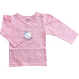 تصویر بلوز آستین بلند نوزاد دخترانه طرح لاولی نیلی Nili Lovely Nili Lovely Baby Girl Long Sleeve Shirt