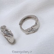 تصویر گوشواره زنانه XUPING Silver Hoop Earrings ژوپینگ E-1001 