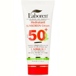 تصویر ضد آفتاب بدون رنگ +SPF50 مناسب پوست چرب لابورن 