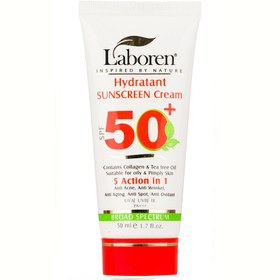 تصویر ضد آفتاب بدون رنگ +SPF50 مناسب پوست چرب لابورن 