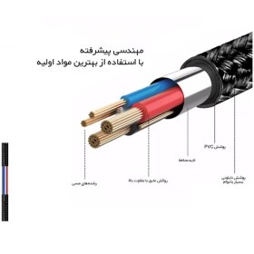 تصویر کابل تبدیل USB به iosکوداا مدل T10-CBP طول 1 متر 