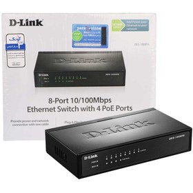 تصویر سوییچ DES-1008PA دی لینک Dlink DES-1008PA