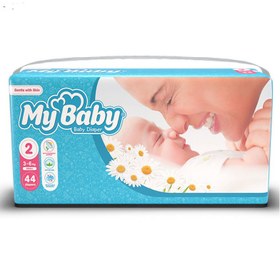 تصویر پوشک کامل مای بیبی سایز 2 ا Chamomile Gentle Diaper Size 2 Chamomile Gentle Diaper Size 2