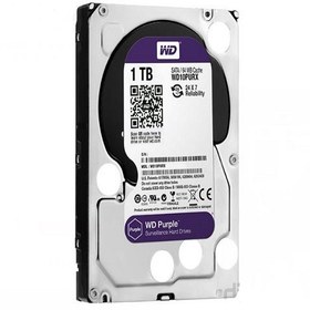 تصویر هارد دیسک اینترنال وسترن دیجیتال سری بنفش ظرفیت 1 ترابایت (غیر اصل) Western Digital Purple Internal Hard Drive 1TB