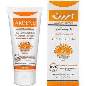 تصویر کرم ضد آفتاب رنگی آردن مناسب پوست معمولی و حساس SPF30 Ardene SunsCreen Tinted For Normal & Sensitive Skins SPF30 Cream 50gr