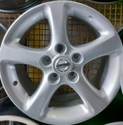 تصویر رینگ فابریک سایز۱۶ (۱۱۴×۵) نقره‌ای فابریک نیسان ماکسیما ا Original wheel size16 "(5×114) Nissan Maxima Original wheel size16 "(5×114) Nissan Maxima