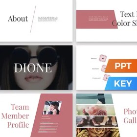 تصویر قالب پاورپوینت فشن و مد لباس Dione 