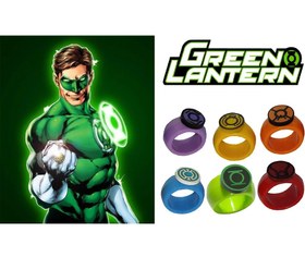 تصویر انگشتر های فانوس سبز Green Lantern rings