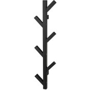 تصویر چوب لباسی دیواری ایکیا مدل TJUSIG رنگ سفید و مشکی 