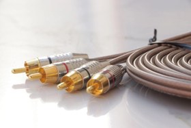 تصویر کابل آرسی حرفه ای ۵ متری کریستال کد ۵۴ Crystal 5 meter rca cable code 54