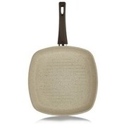 تصویر تابه پان گریل مربع بدون آتش سوزی 28 سانتی متر کریم Schafer 