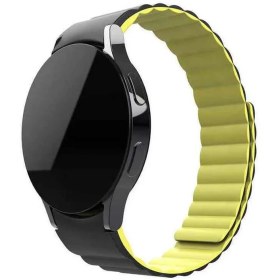 تصویر بند گلکسی واچ سامسونگ سری ۴تا۶ Silicone Magnetic Watch band For Samsung Galaxy Watch 4/5/6 