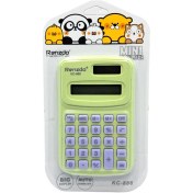 تصویر ماشین حساب دانش‌آموزی رنگ پاستیلی مدل Renzdio KC-888 