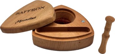 تصویر زعفران ساب چوبی قلب 