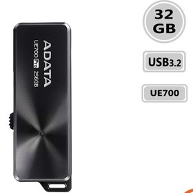 تصویر فلش مموری ای دیتا مدل UE700 Pro USB3.2 ظرفیت 32 گیگابایت UE700 Pro USB3.2 AData Flash Memory Capacity 32GB