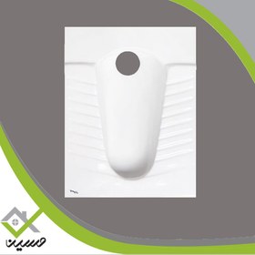 تصویر توالت زمینی آرمیتاژ مدل البرز واترجت درجه Armitage floor toilet, Alborz waterjet grade