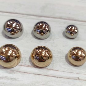 تصویر دکمه قارچی فلزی 