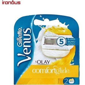 تصویر تیغ یدک ژیلت Venus And Olay Comfortglide Gillette Venus And Olay Comfortglide Razor Blade