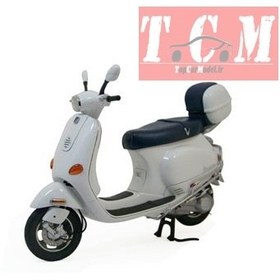 تصویر ماکت موتور سیکلت وسپا 1/12 AUTOart Piaggio VESPA ET4 150 vintage Motor Cycle Diecast 