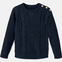 تصویر پلیور سرمه ای بچگانه چیبو 