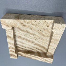 تصویر زیر سیگاری سنگی مدل پله 