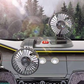 تصویر پنکه دوقلو فندکی خودرو ۱۲ ولت 