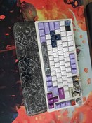 تصویر استراحتگاه مچ دست کیبورد طرح سطح ماه/ moon Wrist Rest 