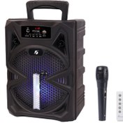 تصویر اسپیکر شارژی مدل KTX-1300 KTX-1300 model rechargeable speaker