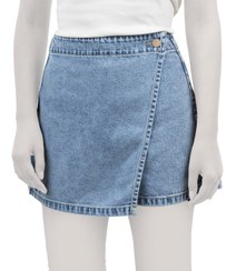 تصویر شلوارک جین زنانه آبی روشن سوپردرای Superdry کد W19S50501C 