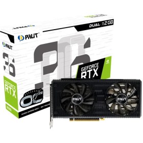 تصویر کارت گرافیک پلیت مدل GeForce RTX 3060 Dual حافظه 12 گیگابایت 