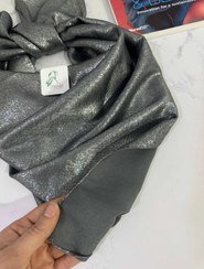 تصویر روسری ابریشم سایز مینی رنگ سبز 