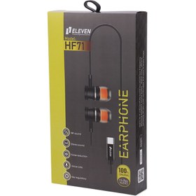 تصویر هدفون تایپ سی الون Eleven HF71 Eleven HF71 Handsfree Type-C Stereo In-Ear Headphones Wired Mic