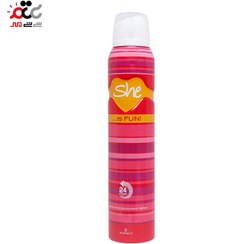 تصویر اسپری زنانه فان شی She Fun For Women Spray