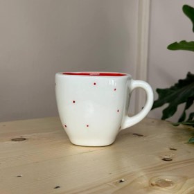 تصویر ماگ چایخوری برگ کریسمس خرید ماگ سرامیکی چایخوری برگ کریسمس