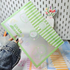 تصویر پوشه A4 راه راه حیوانات 