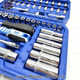 تصویر جعبه بکس ۵۳ عددی صنعتی باس مدل BS-53pcs 