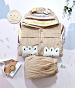 تصویر کاپشن و شلوار مخمل کپی - Large (بدو تولد تا حدود 9 ماه) 