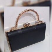 تصویر دهانه قابدار دسته نگینی 22سانتی طلایی 