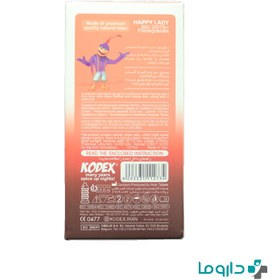 تصویر کاندوم خاردار ناچ کدکس مدل Happy Lady بسته ۱۰ عددی با رایحه انار 