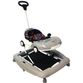 تصویر روروئک مدل ماشین با روكش Minimoon دلیجان Roma ا baby walker code:1602101206 baby walker code:1602101206