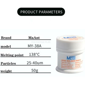 تصویر خمیر قلع های ماانت 