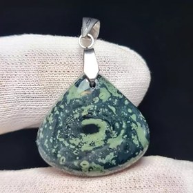 تصویر گردن آویز طبیعی جاسپر گلکسی معدنی کد 30404 