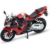 تصویر ماکت موتورسیکلت هندا Honda CBR 1000 RR RED IN 1-18 SCALE BY WELLY 