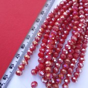 تصویر مهره کریستال 6 قرمز مات کد 2 