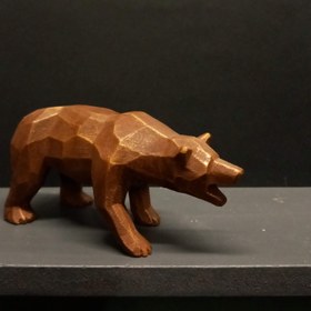 تصویر مجسمه دکوری خرس Decorative bear statue