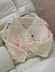 تصویر ژاکت بافت وارداتی لیدی بو 