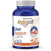 تصویر کپسول لیور تقویت و بهبود کبد سگ و گربه یوروپت پلاس 60 عددی (یورو وت) Europet liver support capsules 60 tablet