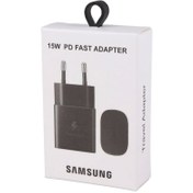 تصویر کلگی فست شارژ Samsung EP-TA800 2A PD3.0 15W Type-C برد مشکی پک ایرانی 